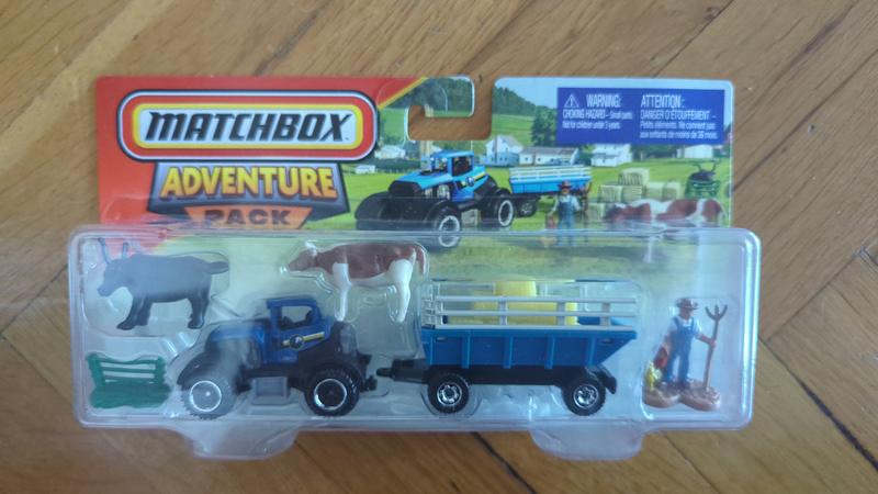 Matchbox Farm Tractor with Trailer